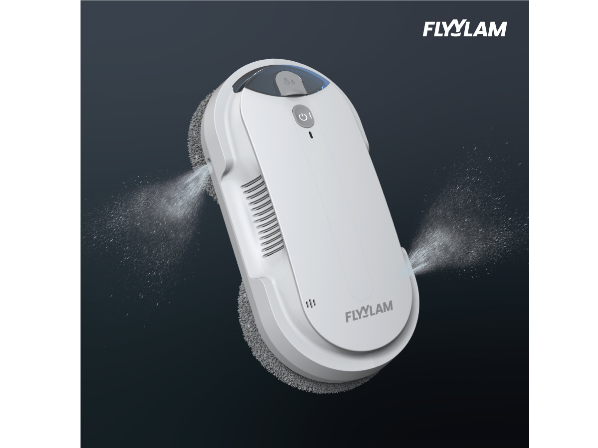 Flyylam S7 Dual Direction Auto-Spray Window Cleaner Robot